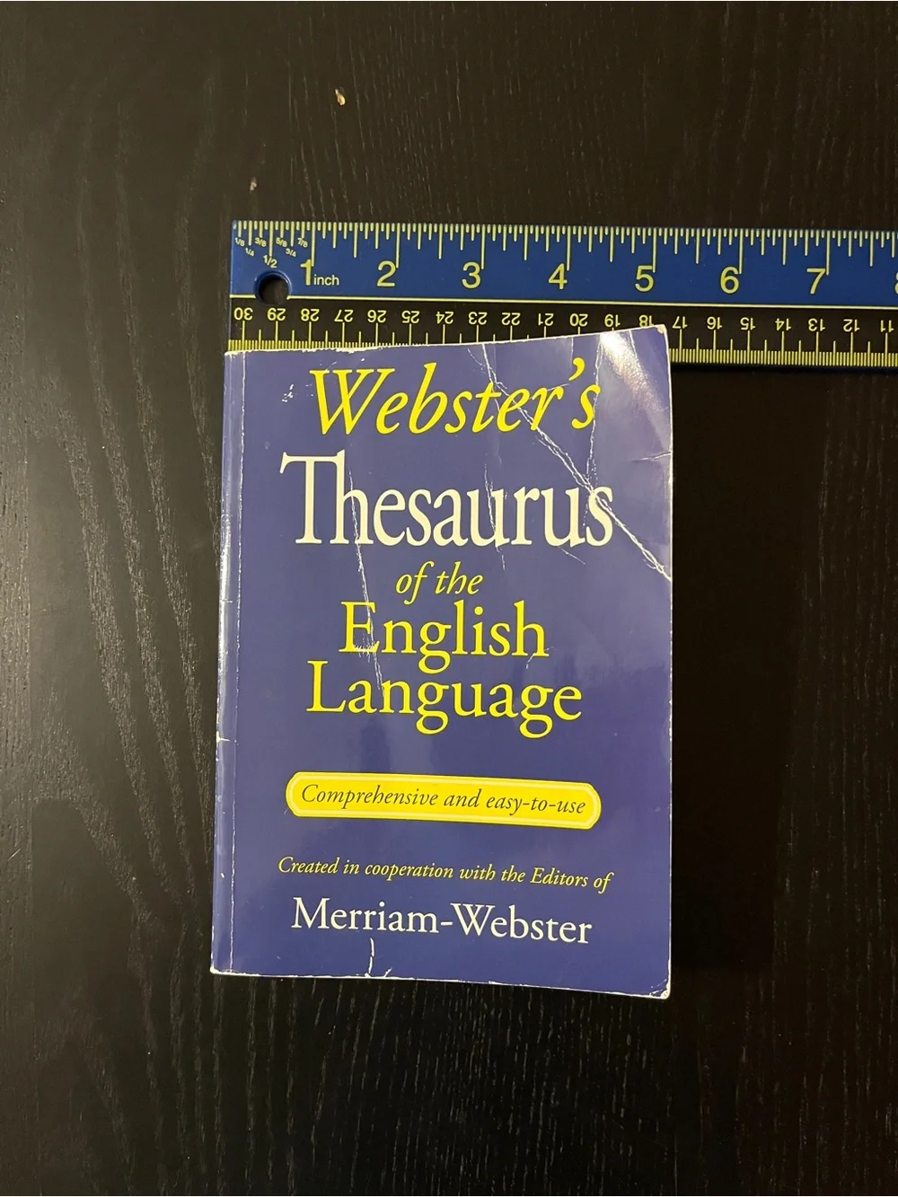 Webster's Thesaurus of English Language Book Merriam-Webster